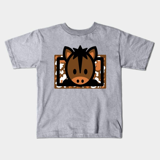 Year of the Horse Bambu Brand Chinese New Year Zodiac Kids T-Shirt by Bambu